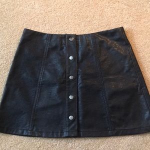 Forever21 faux leather skirt